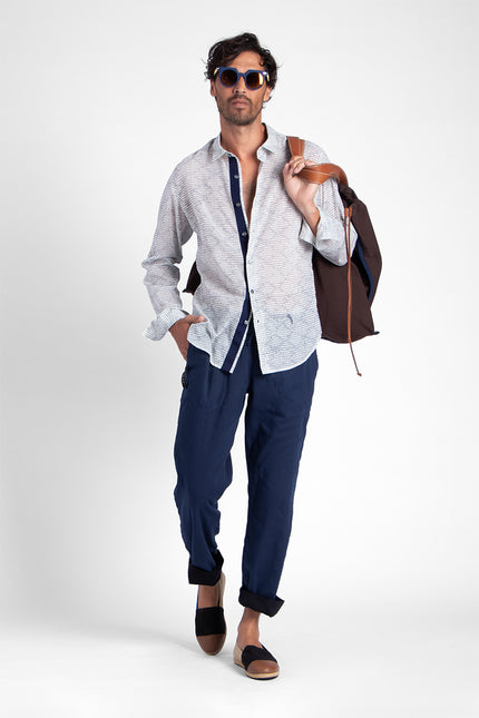 Remo - Reversible Cotton Trousers