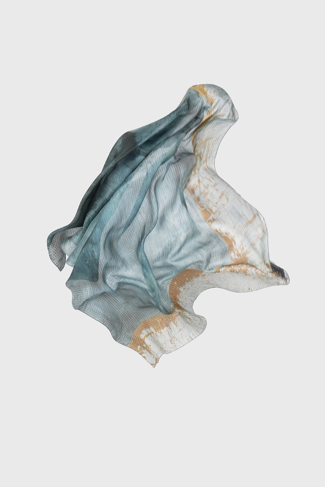 Indigo Storm - Limited Edition weARart Scarf