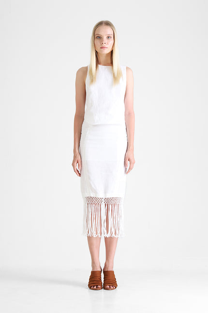 Hanne - Cross Back Shift Top