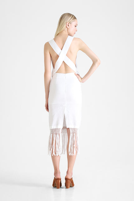 Hanne - Cross Back Shift Top