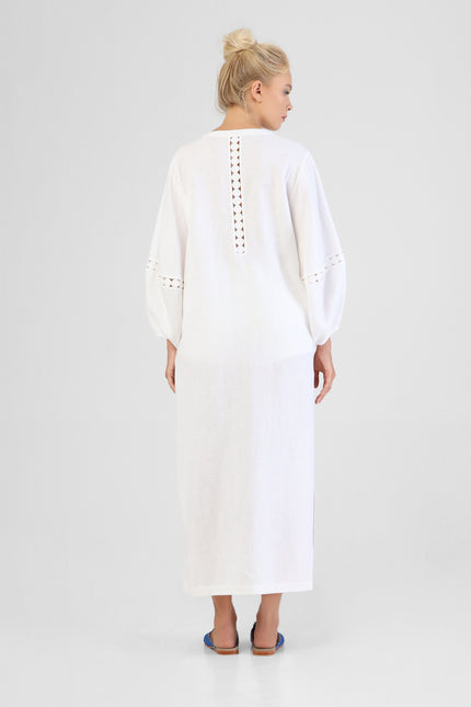 Hadiya - Coin detailed kaftan with balloon sleeves
