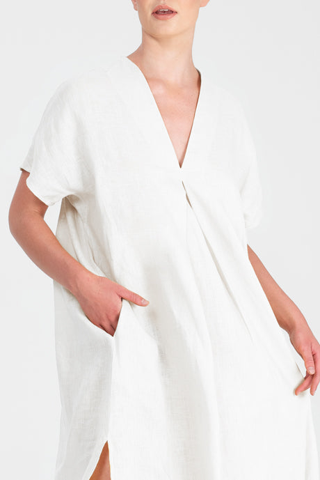 Maejo - Long Kaftan with N-neck