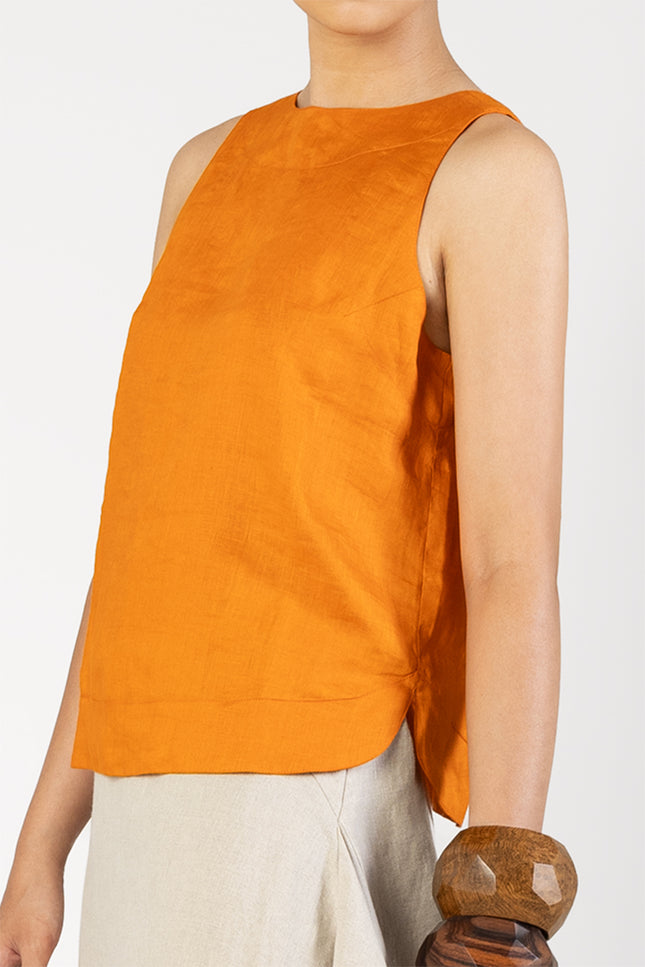Vanna - Square Cut Sleeveless Top