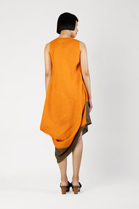 Apia - Tilted asymmetric sleeveless dress