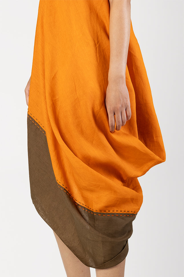 Apia - Tilted Asymmetric Sleeveless Dress
