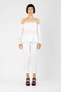 Mishka - Fitted linen pants