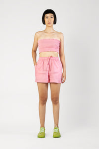 Lieka - Linen drawstring short