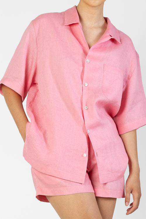 Laszlo - Women linen camp shirt