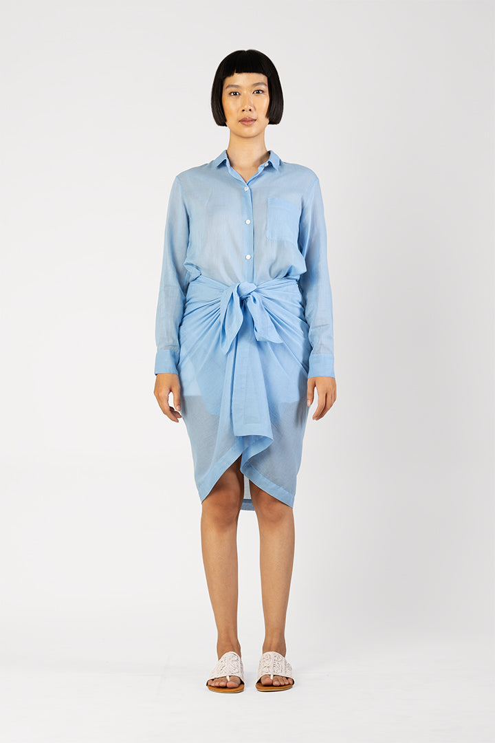 Alma - Signature wrapped shirt dress