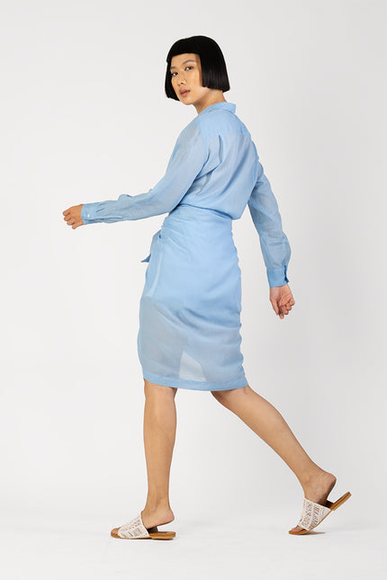 Alma - Signature Wrapped Shirt Dress