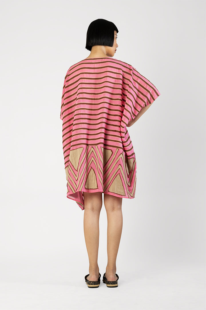 Ayleen - Oversized tunic with graphic appliqué