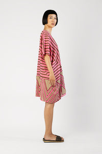 Ayleen - Oversized tunic with graphic appliqué