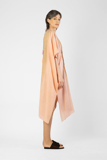 Lorraine - Front Pintuck Ombre Short Kaftan