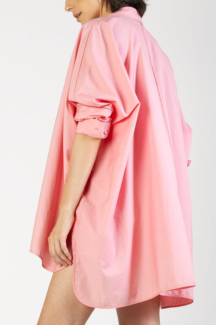 Kumi - Oversized short shirt dress