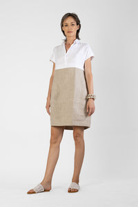 Kiya - Linen polo dress