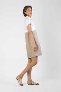 Kiya - Linen polo dress