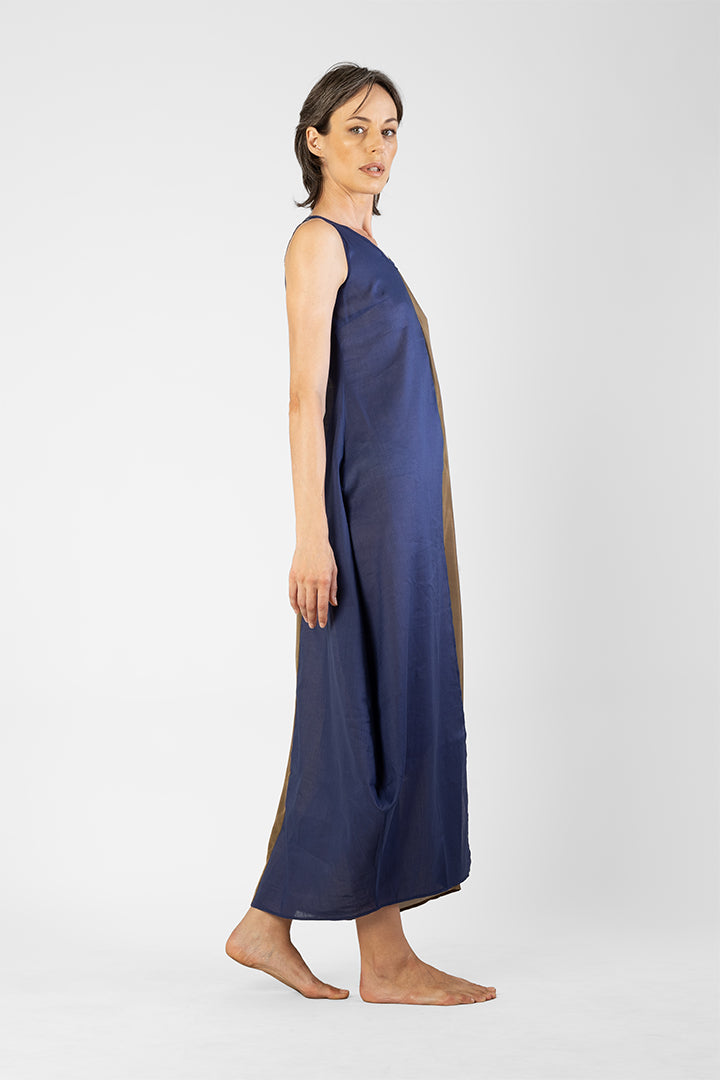 Frida - Asymmetric draped one sleeves kaftan