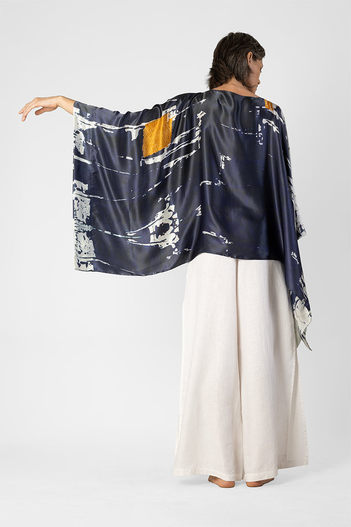 Blue square - Limited Edition weARart Tunic