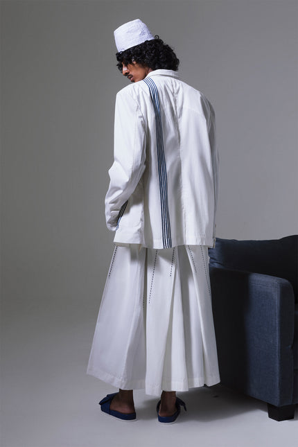 Martica - Contrast Ribbon Detail Oversized jacket