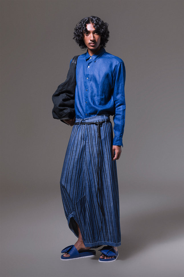 Calli - Classic Linen Long Sleeve Shirt