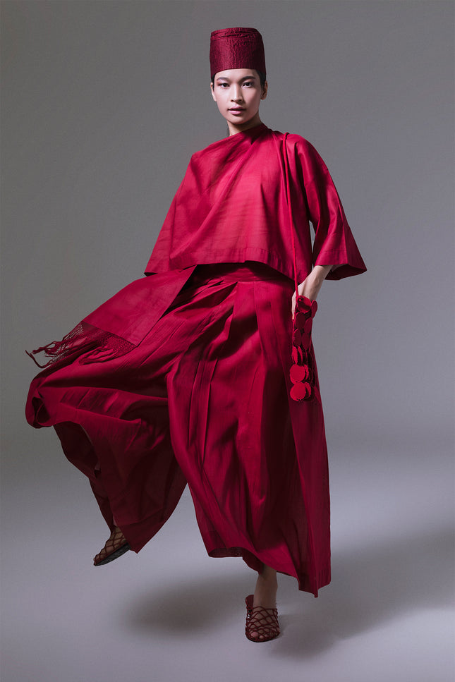 Dolly - Handmade Fringed Scarf Outer