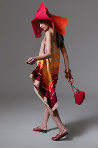 Akri - Versatile dress with stripe appliqué