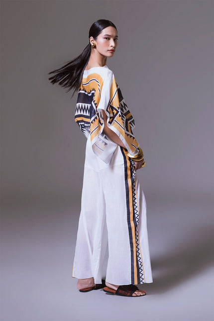 Listya - African Patches Drawstring Pants