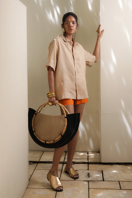 Laszlo - Women Linen Camp Shirt