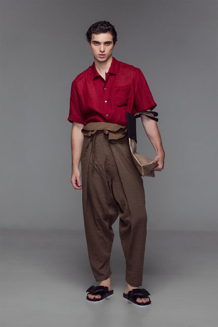 Camp - Classic Short Sleeve Linen Shirt