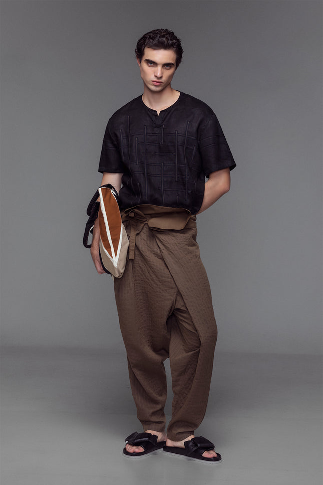 Galton - Low Crotch Drapped Trousers