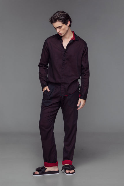 Remo - Reversible Cotton Trousers
