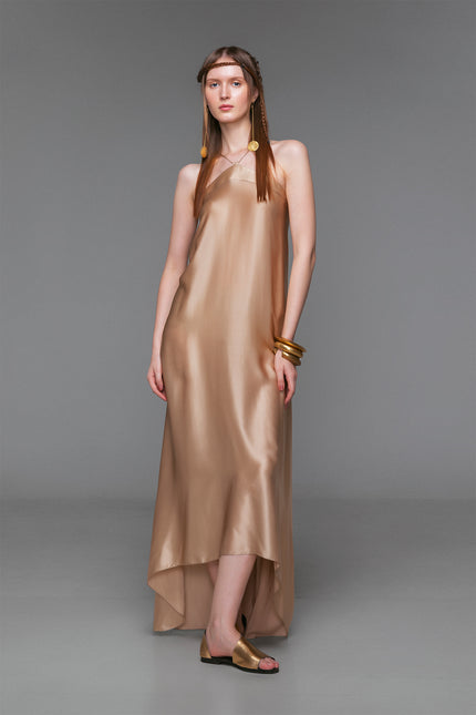 Ilythia - Flowy Halter Dress