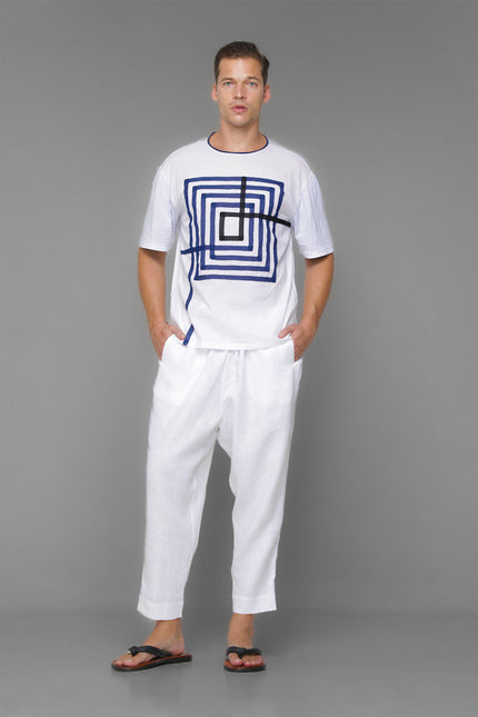 Necho - Labyrinth Appliqué Comfort T-shirt