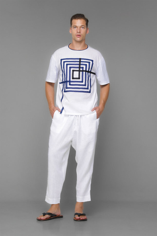 Necho - Labyrinth Appliqué Comfort T-shirt