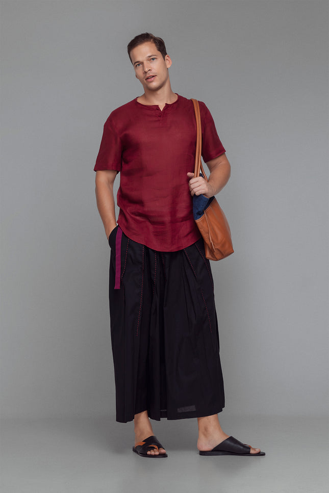 Elbert - Dual Fabric Short Sleeves T-Shirt