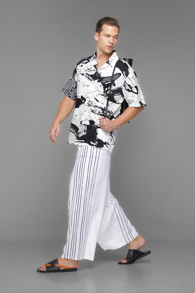 Moshe - Splash Batik Oversized Camp Shirt