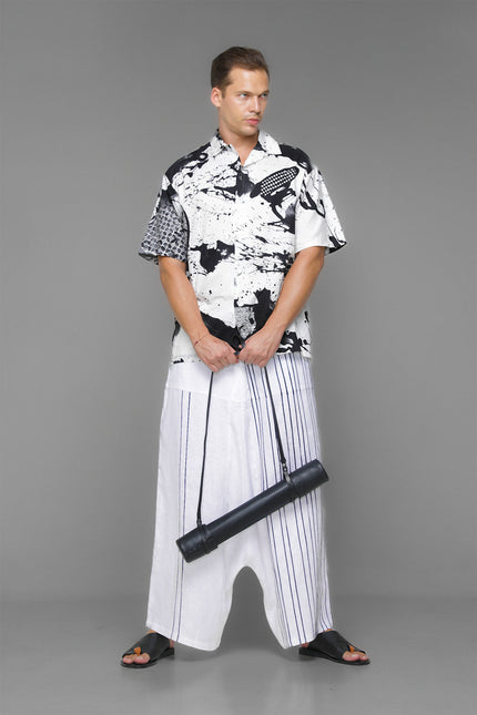 Moshe - Splash Batik Oversized Camp Shirt