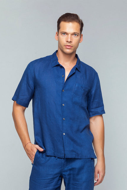 Camp - Classic Short Sleeve Linen Shirt