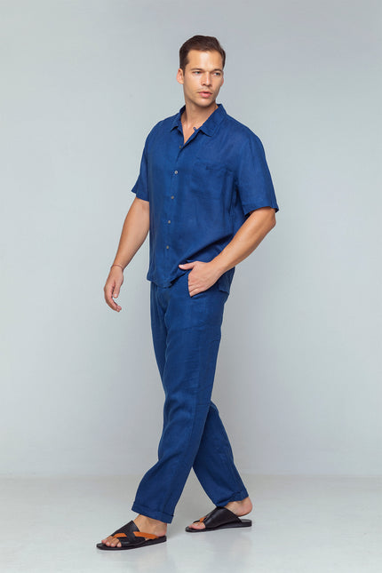 Camp - Classic Short Sleeve Linen Shirt