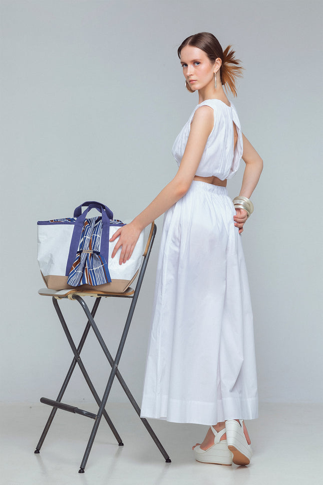 Monica - Pleated Crop Top