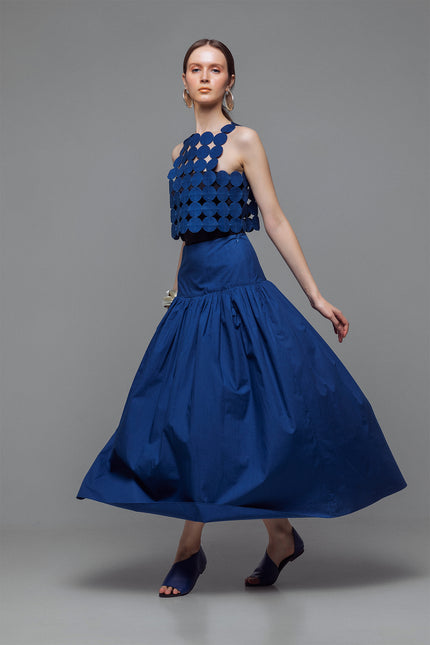 Nella - Fit and Flare Maxi Skirt