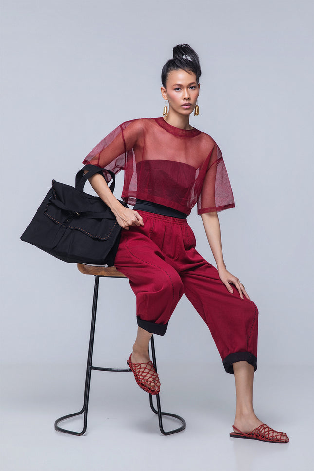 Numa - Transparent Cropped Tee