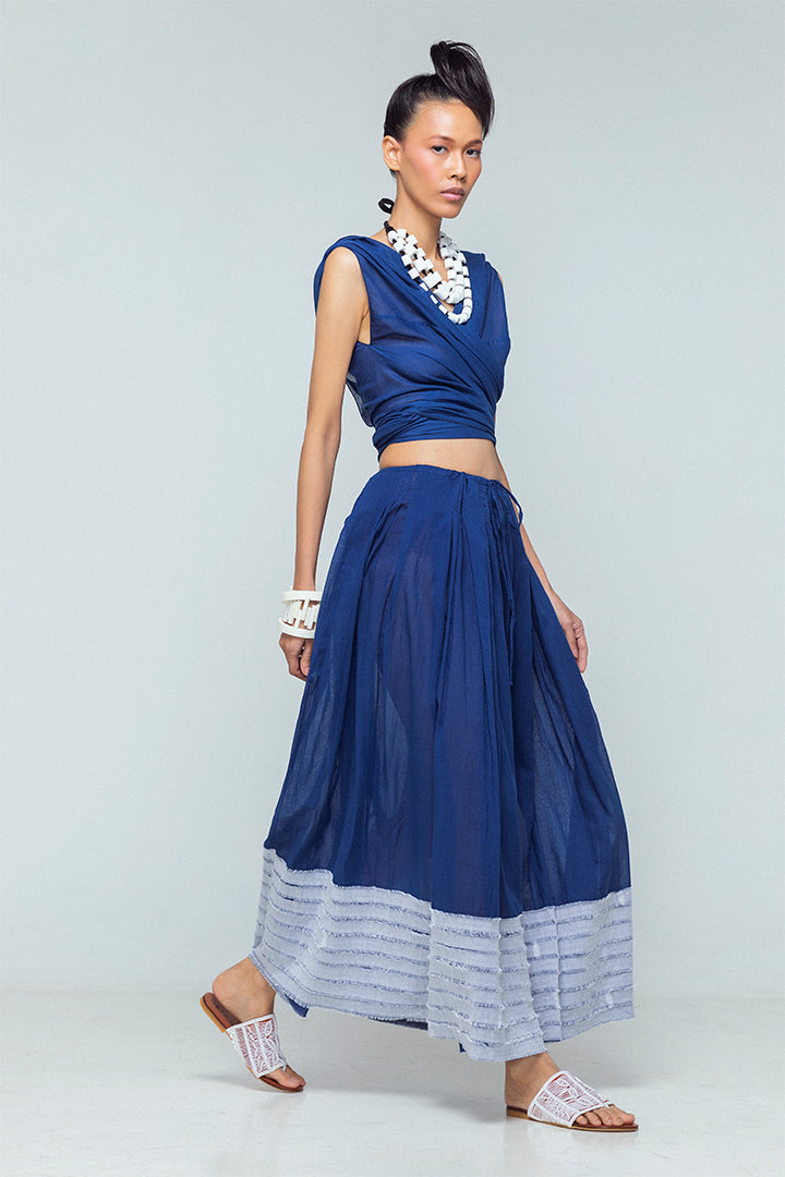 Triangle - Triangle transformable wrap top