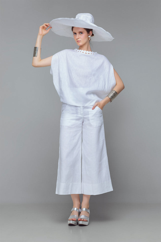 Galway - Dots Hand Appliqué Round Shape Top