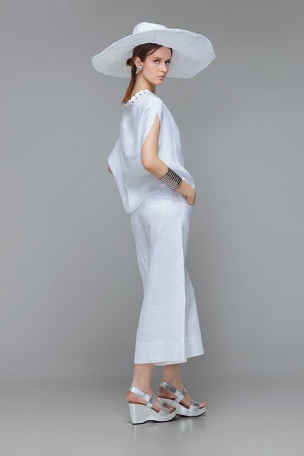 Galway - Dots Hand Appliqué Round Shape Top