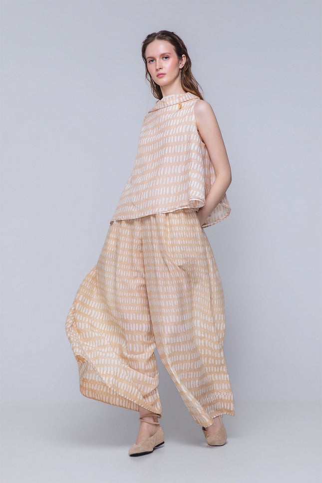 Neelaa - Reversible High Cowl Neck Top