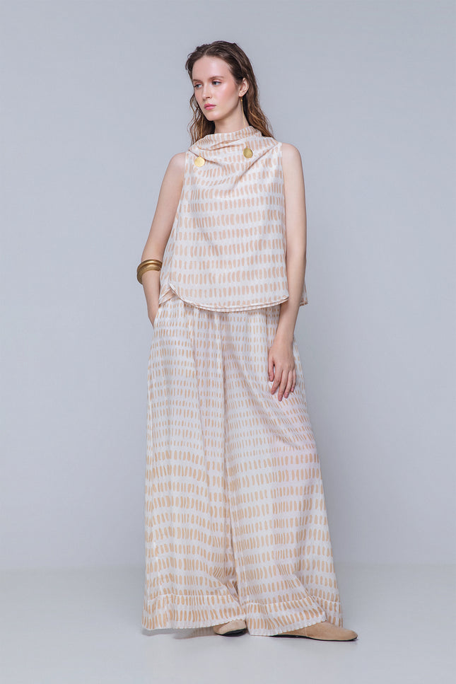 Neelaa - Reversible High Cowl Neck Top