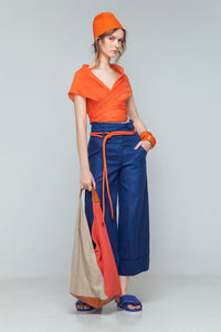 Triangle - Triangle transformable wrap top
