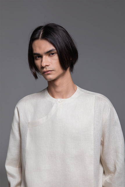Oaklen - Modern Mandarin Button Long Sleeves Shirt