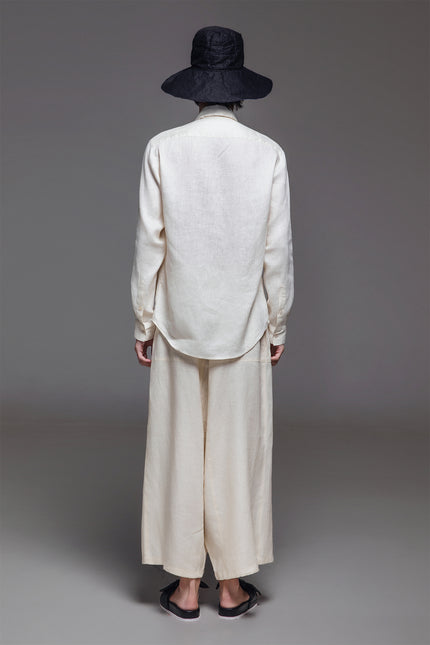 Calli - Classic Linen Long Sleeve Shirt